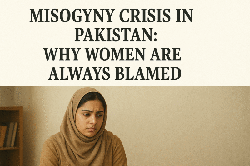 Misogyny Crisis In Pakistan : Why Women Are Always Blamed