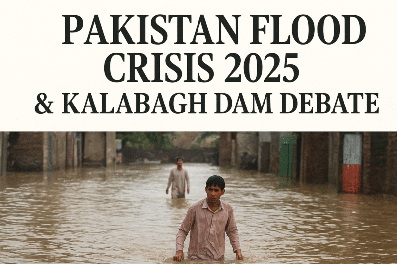 Pakistan Flood Crisis 2025 : Causes, Impacts and the Kalabagh Dam Debate