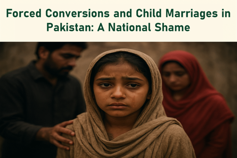 Forced Conversions and Child Marriages in Pakistan: A National Shame